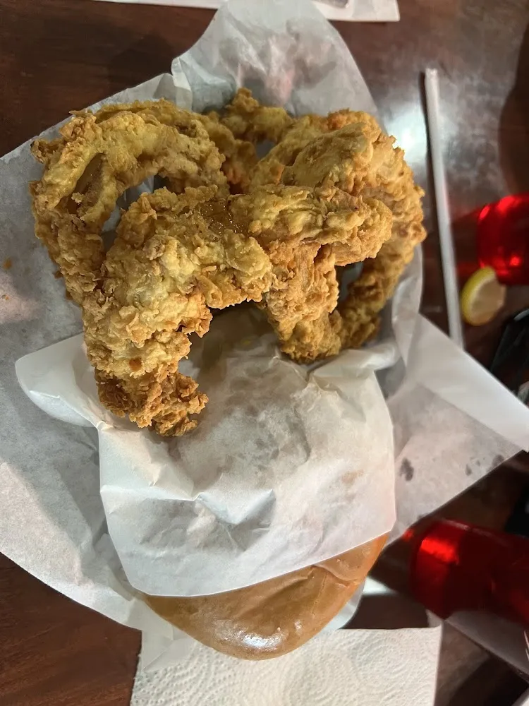 Onion Rings Double Cheeseburger